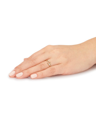 Double heart ring 8k