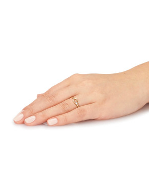 Double heart ring 8k