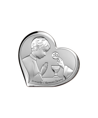 Silver Communion Souvenir for Boy