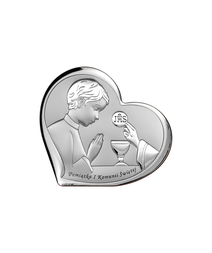 Silver Communion Souvenir for Boy
