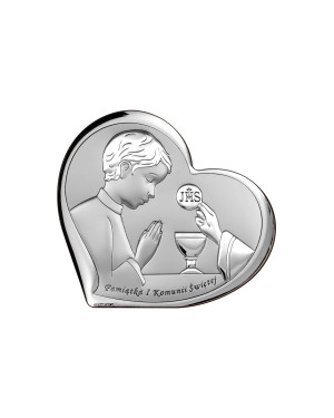 Silver Communion Souvenir for Boy