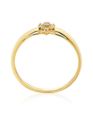 Engagement ring flower 8k