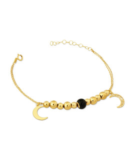 Gold bracelet Moon