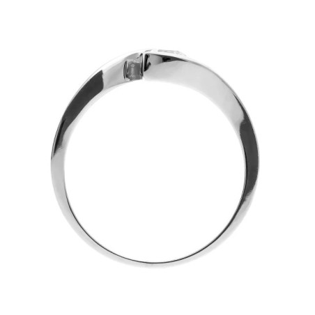 Silver ring with zircon PS2.1036 | GoldJewellery