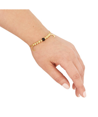 Gold bracelet Moon