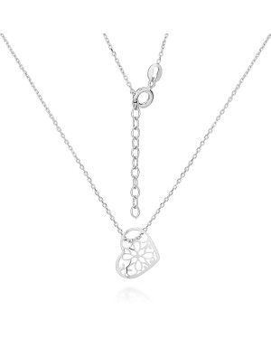 Silver Filigree Heart Necklace