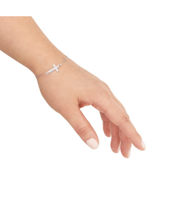 Silver sacred-type bracelet