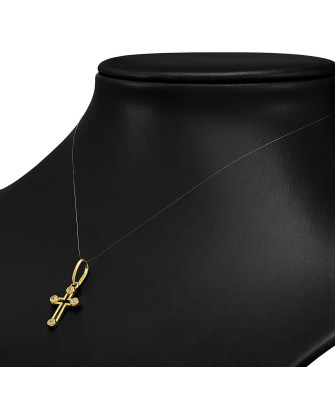 Decorated golden cross