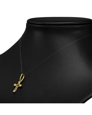 Decorated golden cross