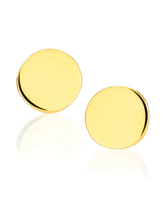 Gold hoop earrings 8k