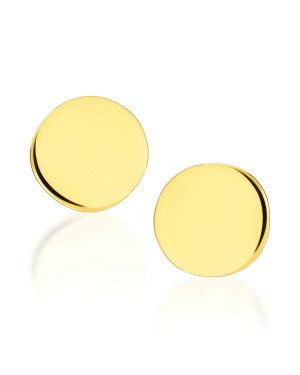 Gold hoop earrings 8k