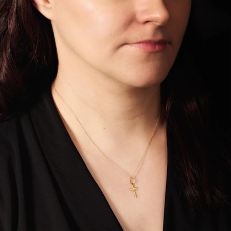 BEAUTIFUL GOLD CROSS Baptism Communion W3.3029| GoldJewellery