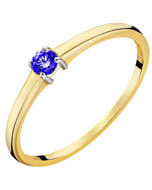 Ring with a blue stone 8k