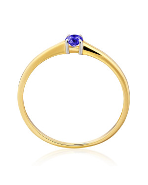 Ring with a blue stone 8k