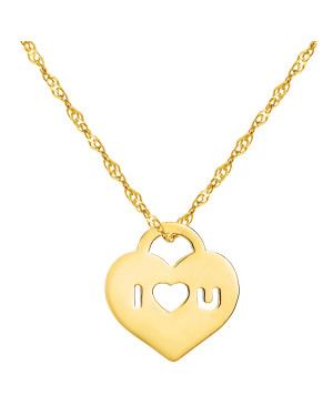 Gold celebrity Heart ILoveU