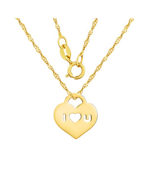 Gold celebrity Heart ILoveU