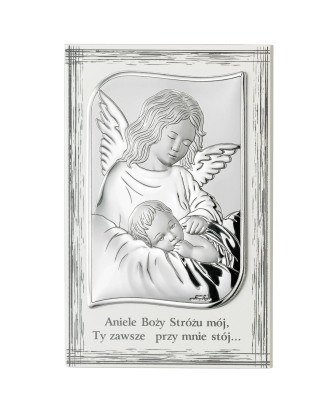 Silver Baptism Souvenir with Dedication