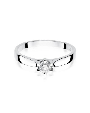 Diamond engagement ring white gold 0.30ct