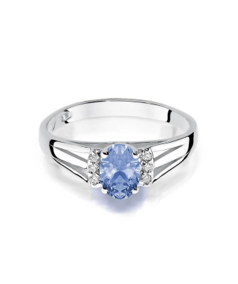 Tanzanite ring white gold