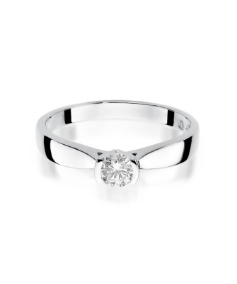 White gold ring with 0.30ct diamond