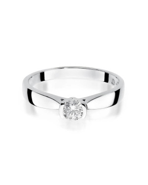 White gold ring with 0.30ct diamond