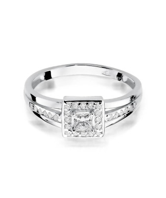 Diamond ring white gold 0.29ct