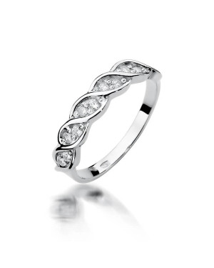 White gold ring with 0.20ct diamonds