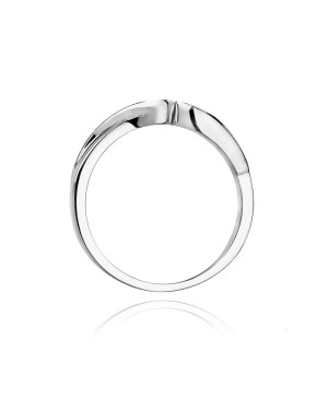 Diamond ring white gold 0.05ct
