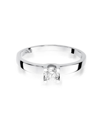 Diamond ring white gold 0.25ct