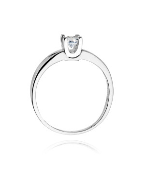 Diamond ring white gold 0.25ct
