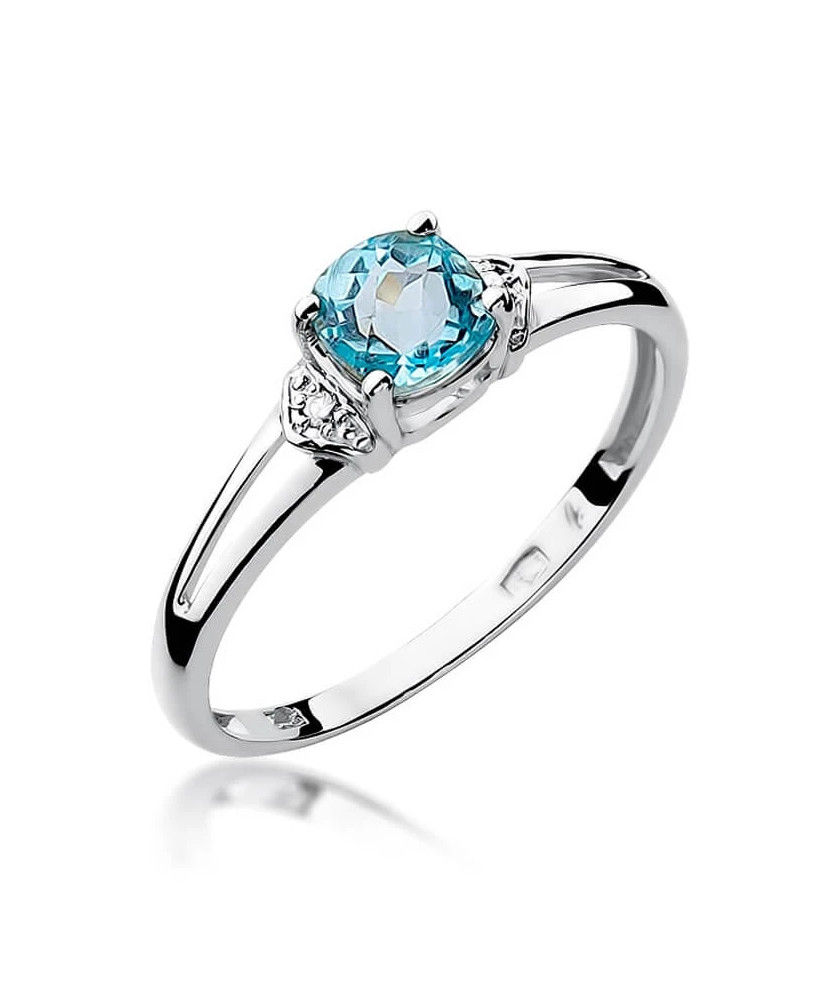 Ring with topaz white gold 0.70ct