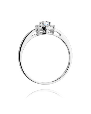 Diamond ring white gold 0.20ct