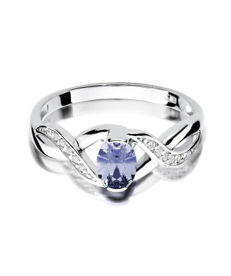 Tanzanite ring white gold 0.60ct