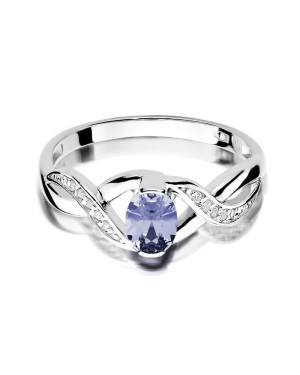 Tanzanite ring white gold 0.60ct