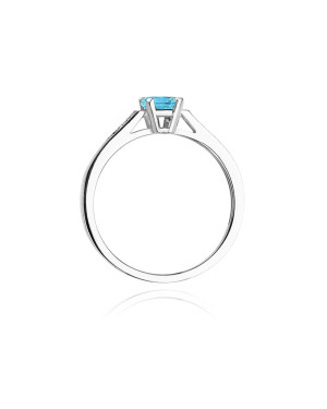 Topaz ring white gold 0.65ct