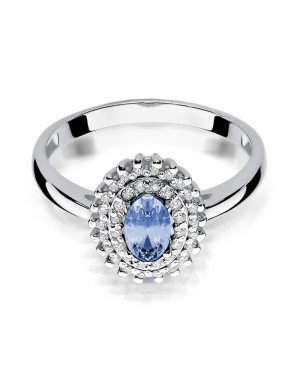 Ring with tanzanite white gold 0.40ct