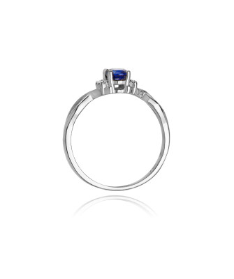 Ring with tanzanite white gold 0.40ct