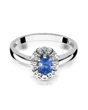 Tanzanite ring white gold 0.40ct