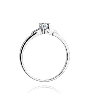 Gold ring with diamond white gold 0.20ct