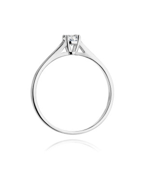 Diamond ring white gold 0.20ct