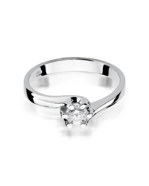 White gold ring with 0.30ct diamond