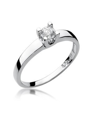 Diamond ring white gold 0.30ct