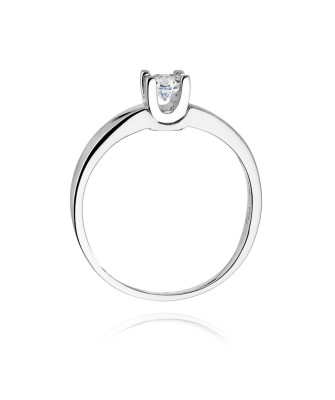 Diamond ring white gold 0.30ct
