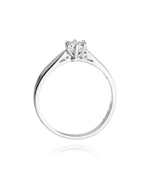 Diamond engagement ring white gold 0.25ct