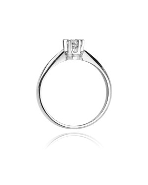 Diamond ring white gold 0.23ct