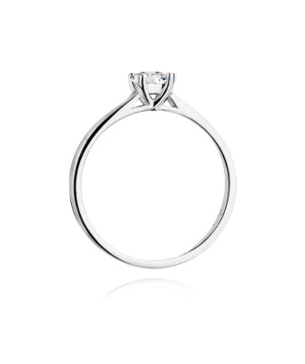 Diamond ring white gold 0.30ct