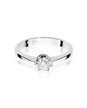 Diamond engagement ring white gold 0.30ct