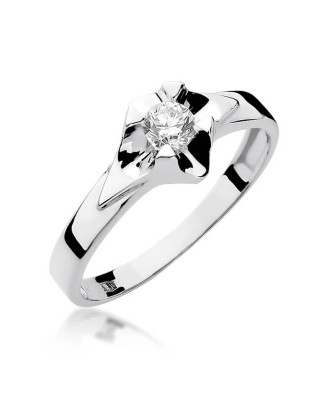 Diamond ring white gold 0.30ct