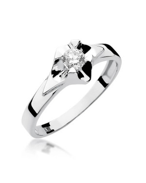 Diamond ring white gold 0.30ct