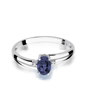 Gold ring with sapphire 0.70ct